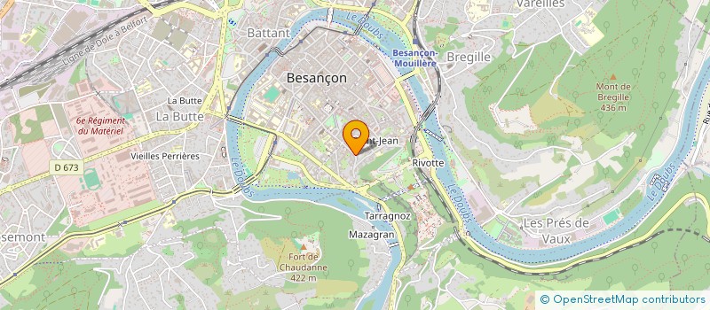 localisation de l'entreprise BOS DIFFUSION à BESANCON