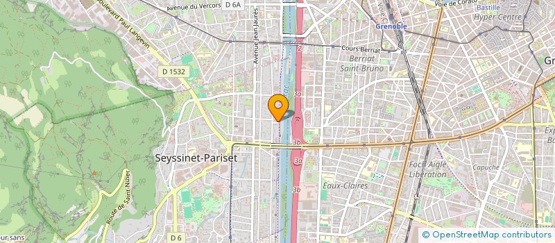 localisation de l'entreprise BOS INGENIERIE à SEYSSINET-PARISET