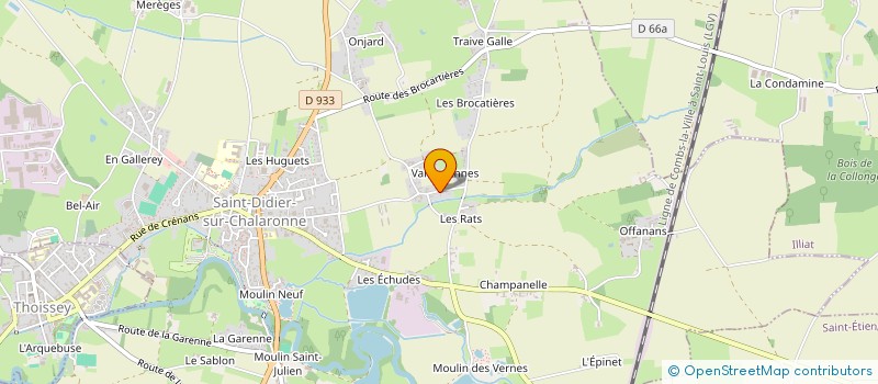 localisation de l'entreprise BOS ONE  SAINT-DIDIER-SUR-CHALARONNE