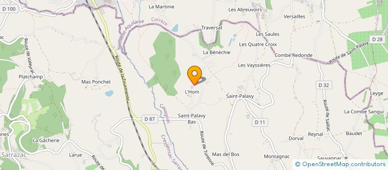 localisation de l'entreprise BOS REDON  CAVAGNAC