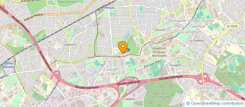 localisation de l'entreprise BOSAPARTE  PESSAC