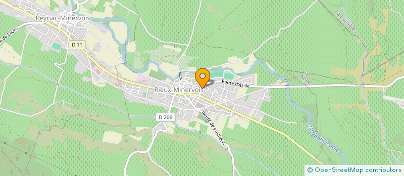 localisation de l'entreprise BOSC ALAIN BATIMENT à RIEUX-MINERVOIS