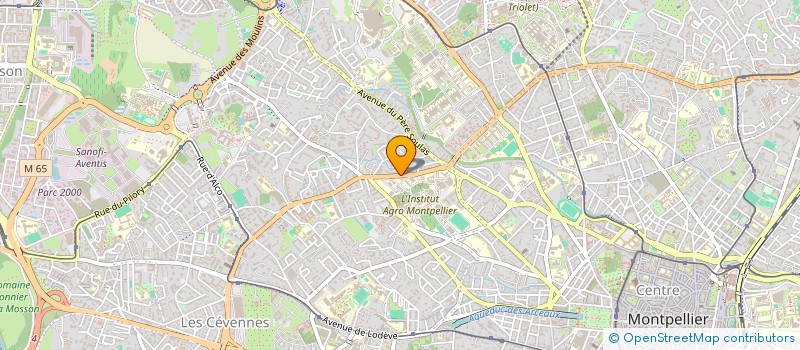 localisation de l'entreprise BOSC AUTOMOBILES à MONTPELLIER