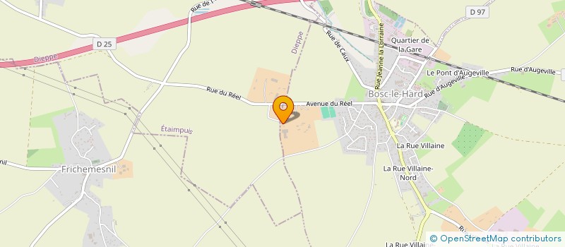 localisation de l'entreprise BOSC ENERGIE  BOSC-LE-HARD