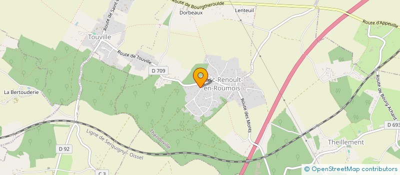 localisation de l'entreprise BOSC RENOULT FONTAINE  MONT-SAINT-AIGNAN