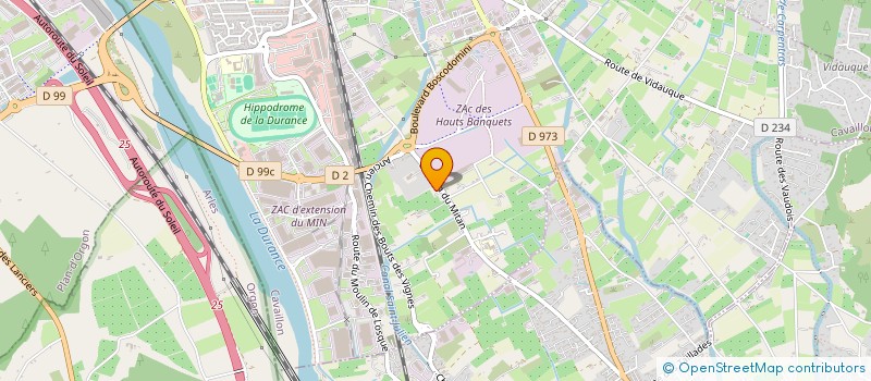 localisation de l'entreprise BOSCABRUN  CAVAILLON