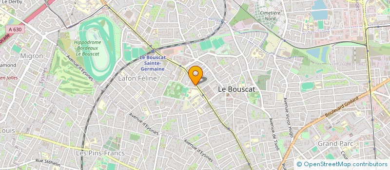 localisation de l'entreprise BOSCAZZA à LE BOUSCAT