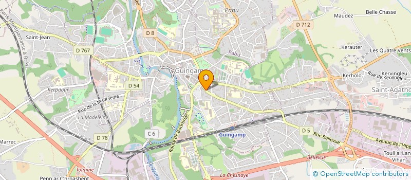 localisation de l'entreprise BOSCHER  PORDIC