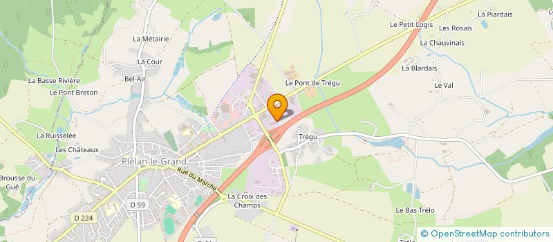 localisation de l'entreprise BOSCHER ENERGIES à TREFFENDEL