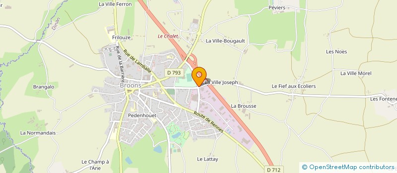 localisation de l'entreprise BOSCHER MECANIQUE AGRICOLE à BROONS