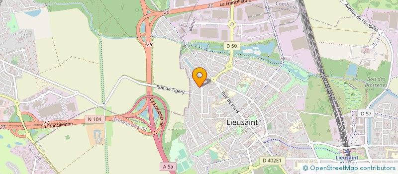 localisation de l'entreprise BOSCHETTI-ROUSSE IMMOBILIARE  LIEUSAINT