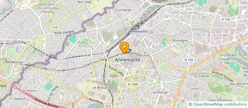 localisation de l'entreprise BOSCO à ANNEMASSE