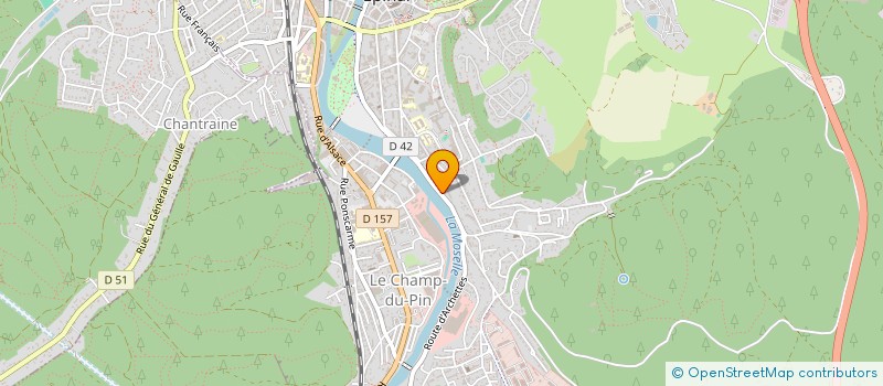localisation de l'entreprise BOSCO à EPINAL