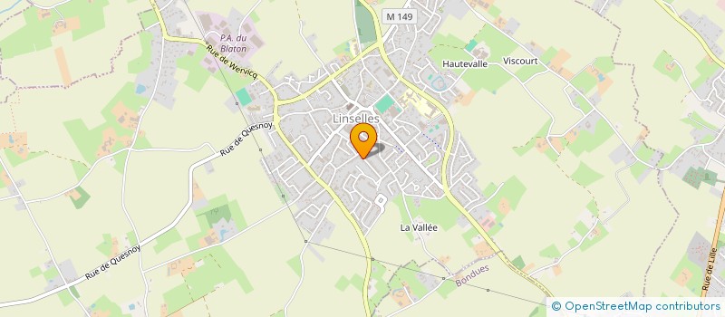 localisation de l'entreprise BOSCO à LINSELLES