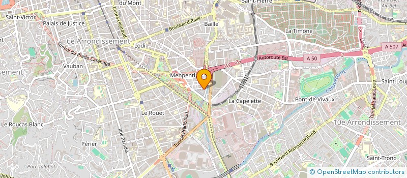 localisation de l'entreprise BOSCO COACHING  MARSEILLE