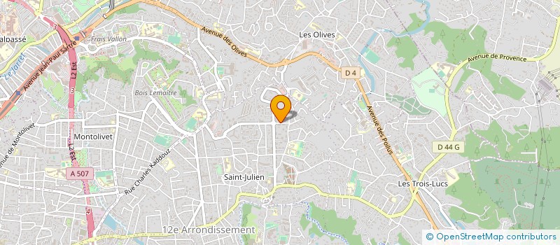 localisation de l'entreprise BOSCO ET COMPAGNIE à MARSEILLE