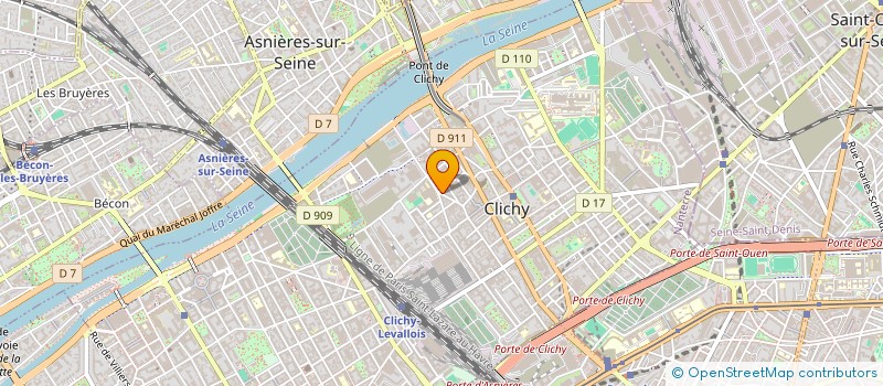 localisation de l'entreprise BOSCONI à CLICHY