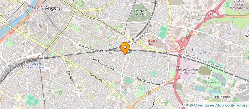 localisation de l'entreprise BOSCOP  ANGERS