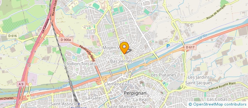 localisation de l'entreprise BOSE  PERPIGNAN