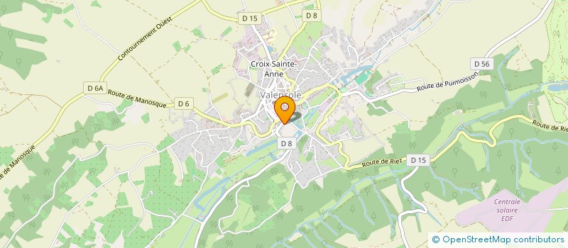 localisation de l'entreprise BOSEBA à VALENSOLE