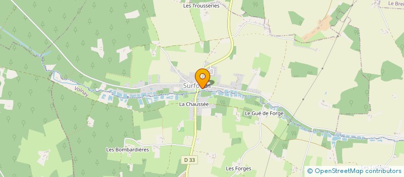 localisation de l'entreprise BOSERVE  LA FLECHE