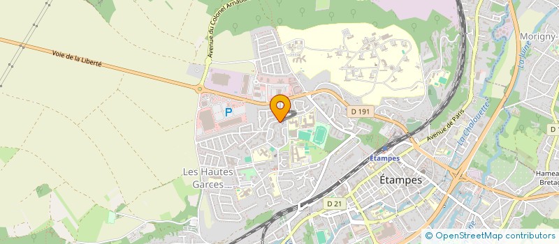 localisation de l'entreprise BOSII ECOMAISONS à ETAMPES