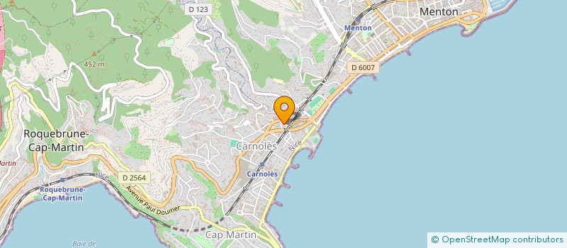 localisation de l'entreprise BOSIO STORES DEPUIS 1974 à ROQUEBRUNE-CAP-MARTIN