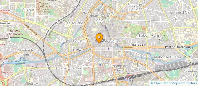 localisation de l'entreprise BOSKA à RENNES
