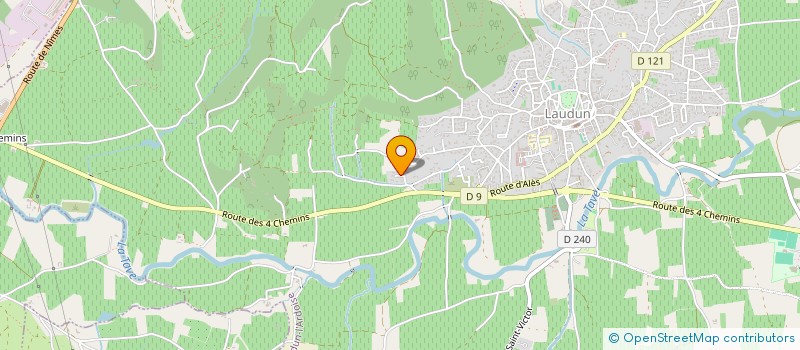 localisation de l'entreprise BOSKI  LAUDUN-L'ARDOISE