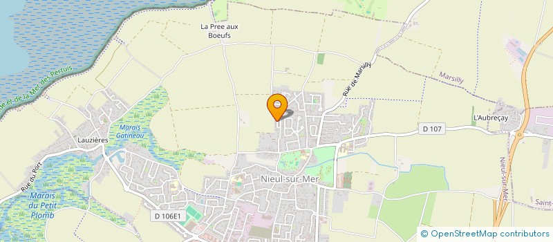 localisation de l'entreprise BOSMO  NIEUL-SUR-MER