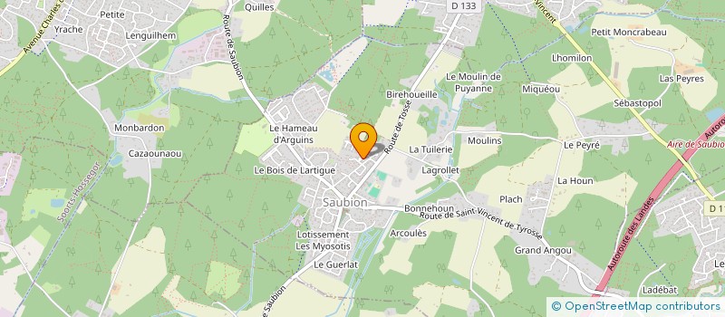 localisation de l'entreprise BOSON  SAUBION