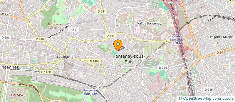 localisation de l'entreprise BOSONIC à FONTENAY-SOUS-BOIS