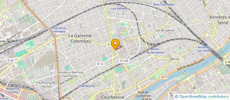 localisation de l'entreprise BOSPA à COURBEVOIE