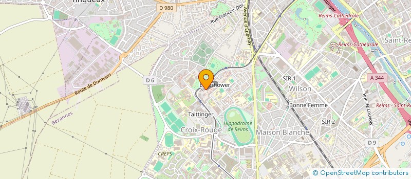 localisation de l'entreprise BOSPHORE 34  REIMS