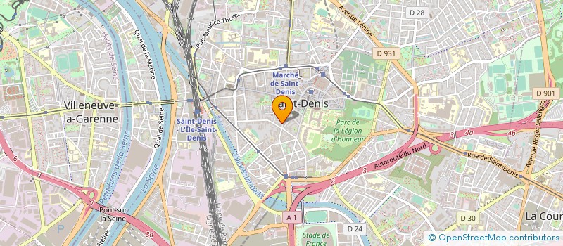 localisation de l'entreprise BOSPHORE à SAINT-DENIS