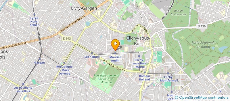 localisation de l'entreprise BOSPHORE à CLICHY-SOUS-BOIS