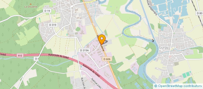 localisation de l'entreprise BOSPHORE  APPOIGNY