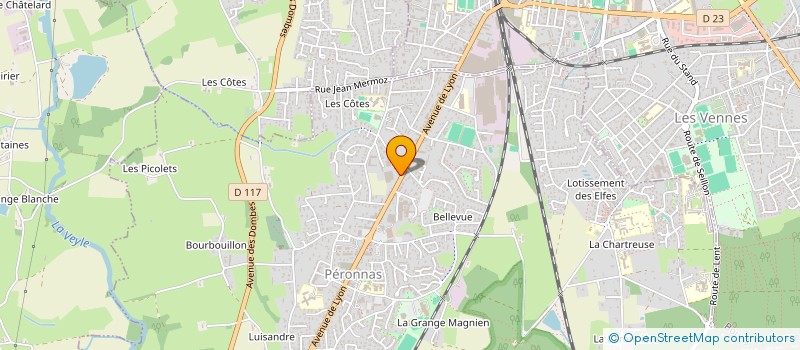 localisation de l'entreprise BOSPHORE à PERONNAS