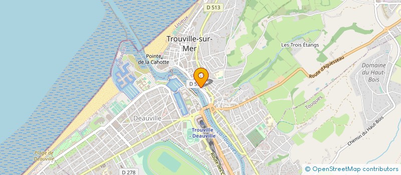localisation de l'entreprise BOSPHORE-NORMANDIE à TROUVILLE-SUR-MER
