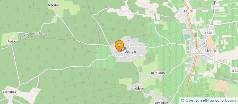 localisation de l'entreprise BOSQ ET FILLE  LISTRAC-MEDOC