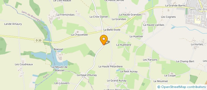 localisation de l'entreprise BOSQUEBROTHERS  SENS-DE-BRETAGNE