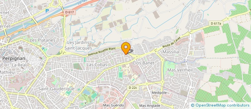 localisation de l'entreprise BOSQUELANDIA  PERPIGNAN