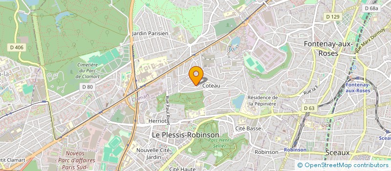 localisation de l'entreprise BOSQUEMAR à LE PLESSIS-ROBINSON