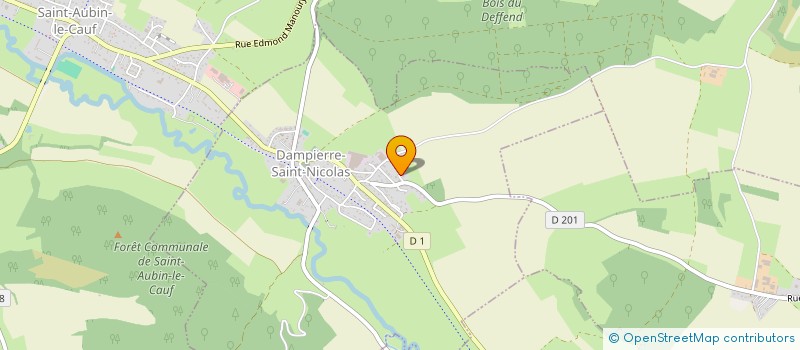 localisation de l'entreprise BOSQUEREL  DAMPIERRE-SAINT-NICOLAS
