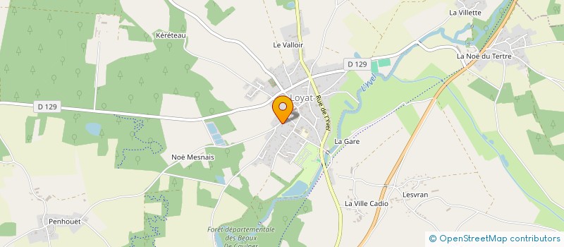 localisation de l'entreprise BOSQUET IMMO  LOYAT