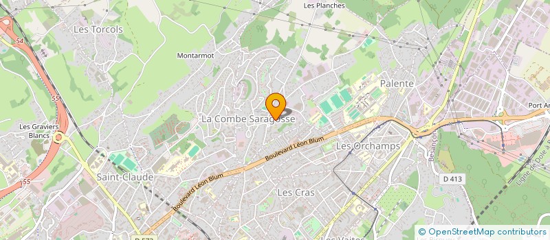 localisation de l'entreprise BOSQUET TRANSPORTS à BESANCON