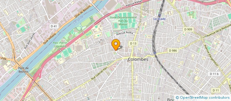 localisation de l'entreprise BOSQUET V.I.P. à COLOMBES