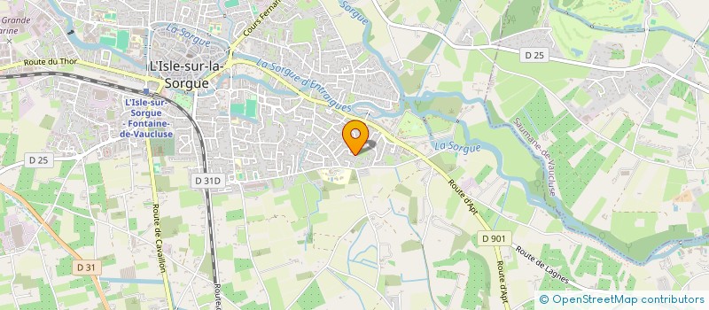 localisation de l'entreprise BOSQUETRANS  L'ISLE-SUR-LA-SORGUE