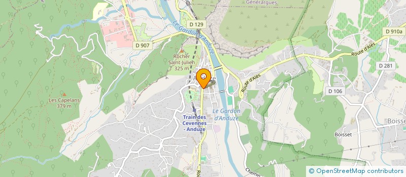 localisation de l'entreprise BOSQUIER  ANDUZE