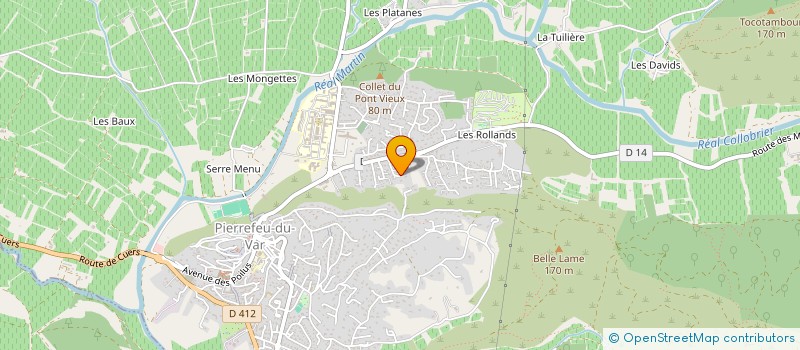 localisation de l'entreprise BOSS  PIERREFEU-DU-VAR